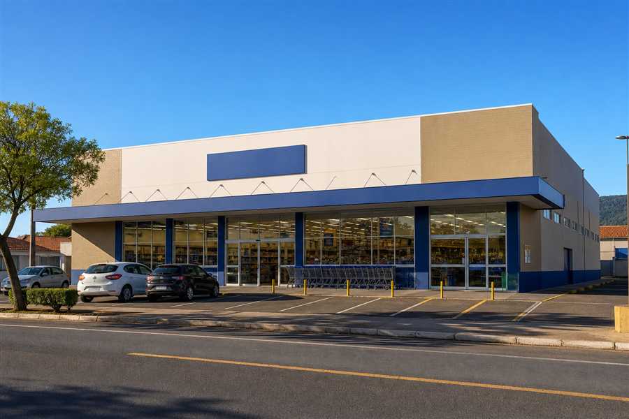 Fachada do Mercado Bertoletti em Frederico Westphalen